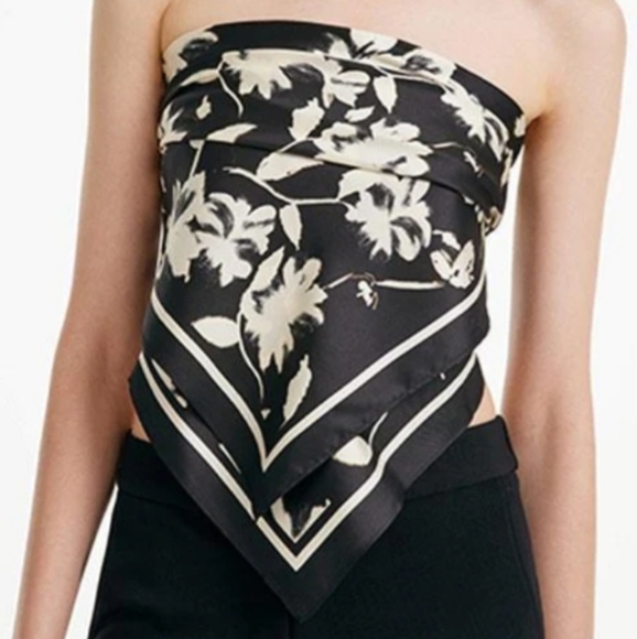 14 Momme Silk Scarf 90 Square, NWT - Picture 1 of 6